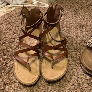 Brown sandals